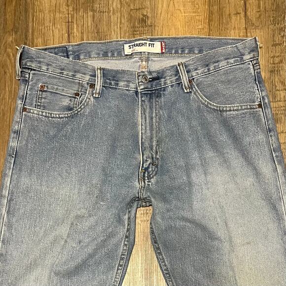 VTG Y2K Levi Strauss 505 Loose Straight Fit Jeans Mens 36x32 LW Skater Grunge - Picture 2 of 10